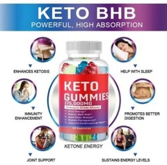 Keto Slimming Gummies 175,000mg Apple Cider Vinegar ACV Weight Loss 60 Gummy USA