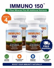 4 Pack Immuno 150 Ultimate Multivitamin Immune Booster 150 Capsules