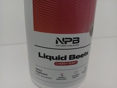 NPB Natures Pure Blend Liquid Beets CHERRY BERRY DIETARY SUPPLEMENT NET WT.309 g