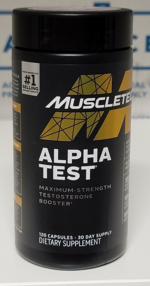 MuscleTech AlphaTest Testosterone Booster Tribulus Terrestris & Boron, 120…