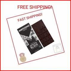 Montezuma Dark Chocolate Absolute Black 100% Cocoa 90g (Pack of 3)