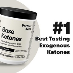Perfect Keto BHB Exogenous Ketones Powder 6.7oz – Vanilla, Keto & Electrolytes