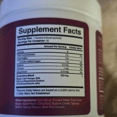 Gumitide Weight Management Gummies ACV + BHB 30 Ct Exp 05/2027