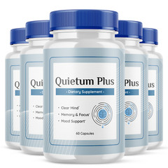 (5 Pack) Quietum Plus, Quietum Tinnitus & Ear Ringing Relief (300 Capsules)