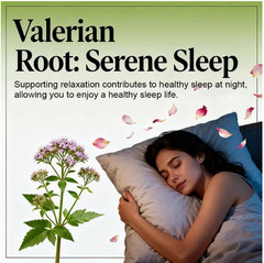 Valerian Root Supplement – Supports Sleep and Heart Health – 120 Capsules