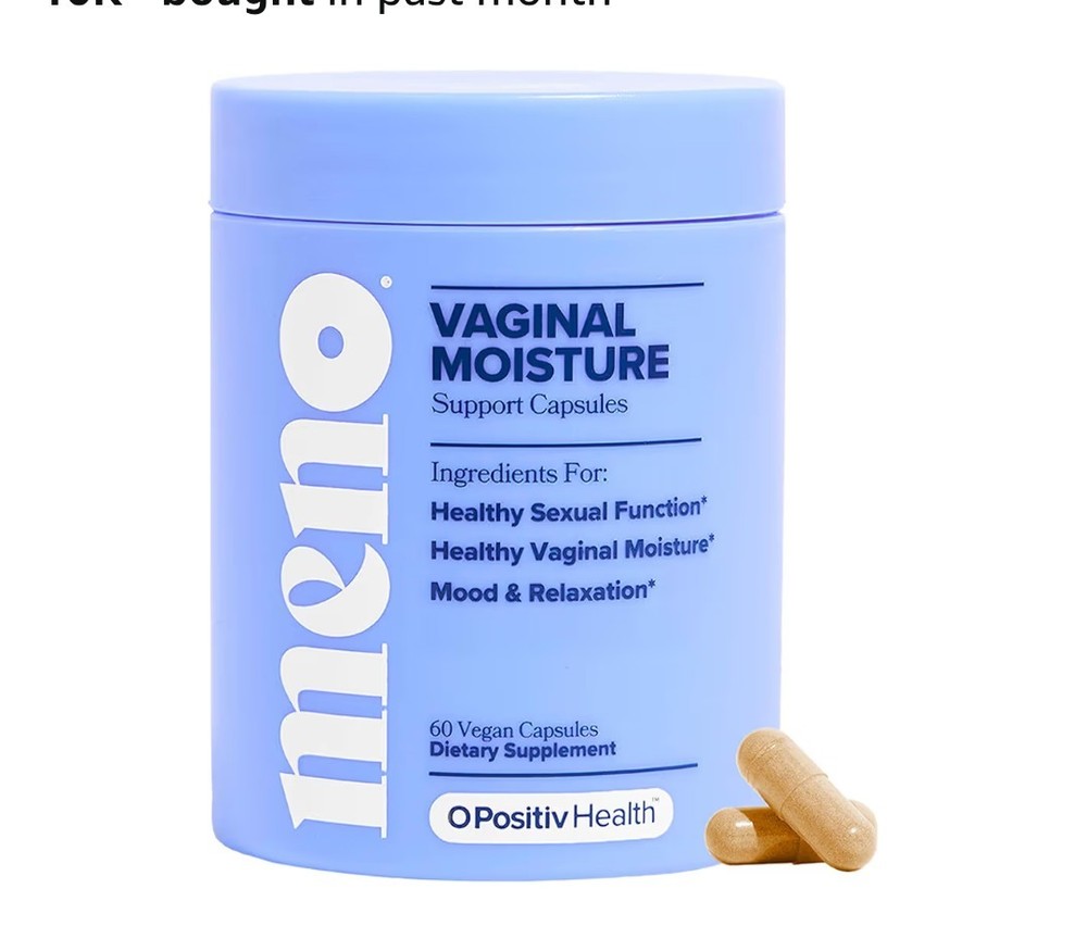 O Positiv MENO Vaginal Moisture Support Capsules 60 Vegan 30 Servings EXP: 07/26
