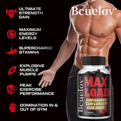 Max Load – Increases Muscle Strength in Men – Contains Vitamins, Maca