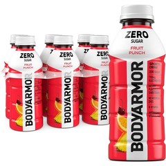 6 Pack Zero Sugar Fruit Punch Sports Drink – Hydration with Electrolytes, 16 Oz