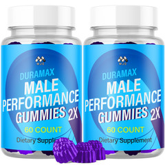 (2 Pack) Duramax Male Gummys Advanced Male Support Supplement 120 Gummies