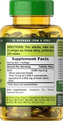 Pure Garlic Pills 5000MG Most Powerful Antibiotic Heal All Infection Herbals