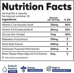 Immuneti Advanced Immune Support – Doctor Formulated 60 Count (Pack of 3)