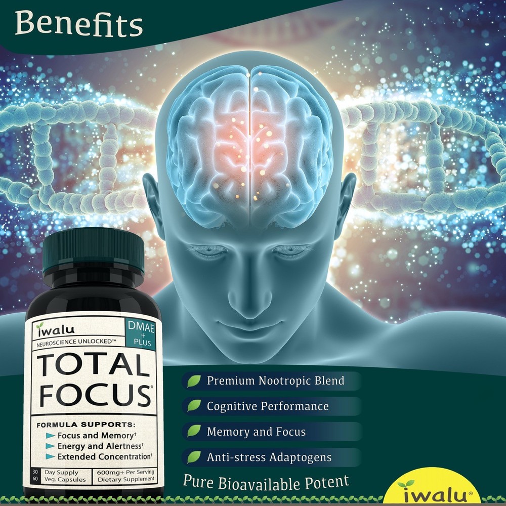 TOTAL FOCUS | Best Supplements for More Energy | FAST FREE SHIPPING Same Day