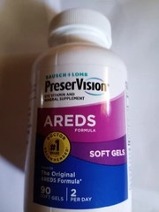 Bausch + Lomb PreserVision AREDS Eye Vitamin Supplement 90 Soft Gels 12/2026