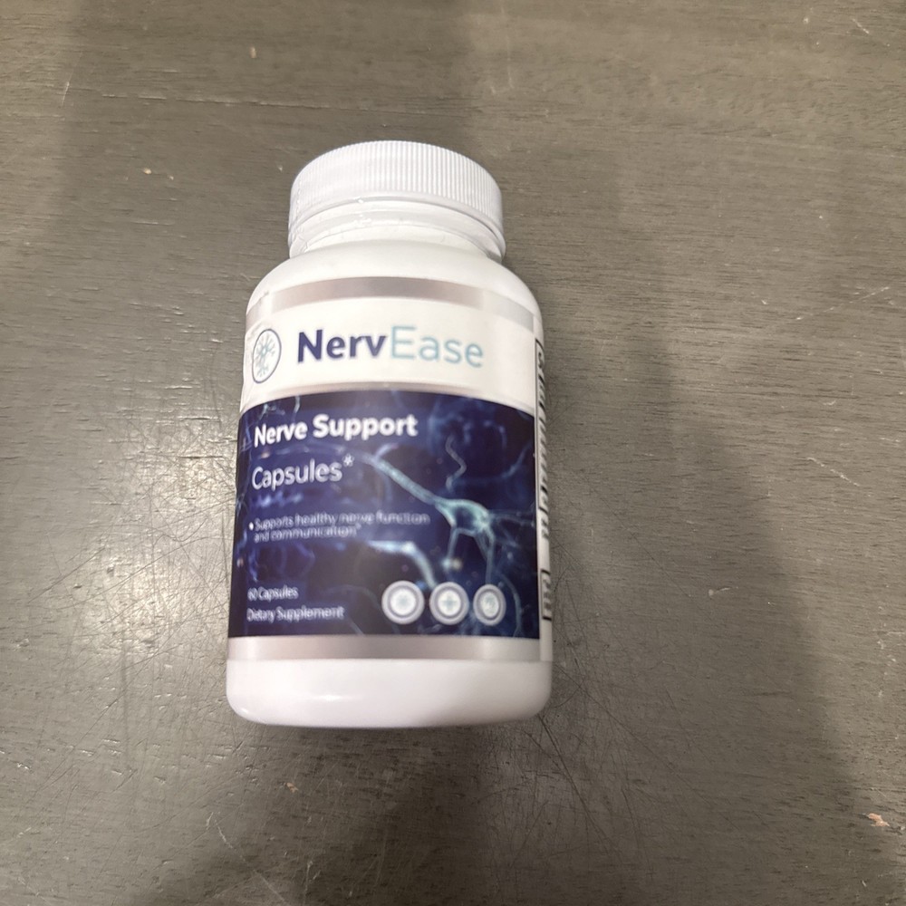 Nerv Ease Pills, NervEase Premium Nootropic Supplement (60 Capsules)