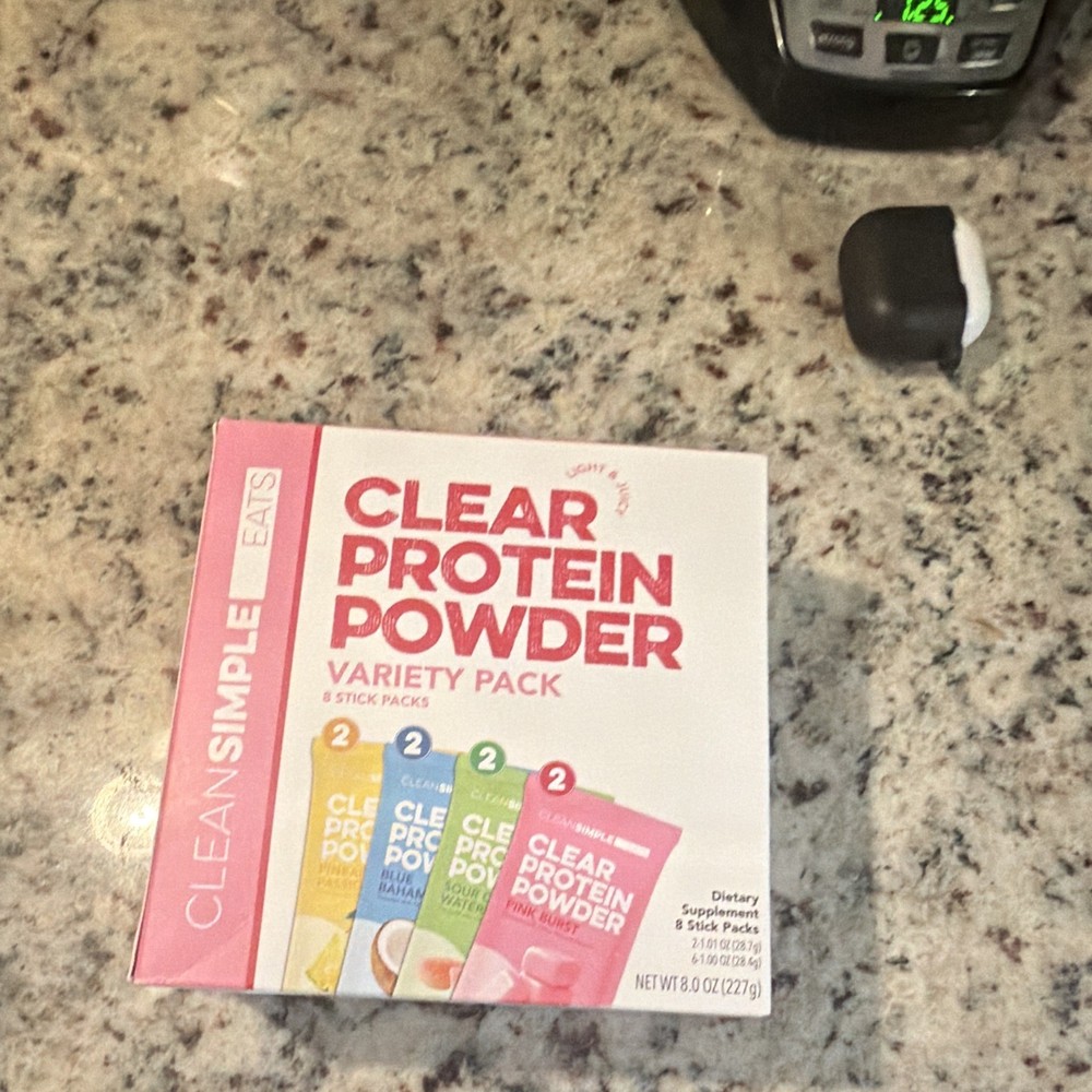 Clean Simple Eats Clear Whey Isolate Protein Grass Fed, 8 Stick Pack 8 oz