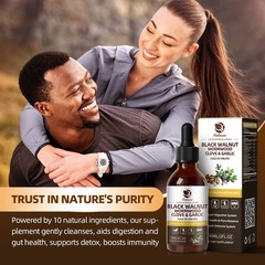 60ML Black Walnut Wormwood Tincture – Rapid Gut Cleanse & Digestive Health