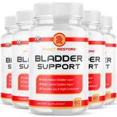 (5 Pack) Sweet Restore Bladder Control Advanced Bladder Supplement 300 Capsules