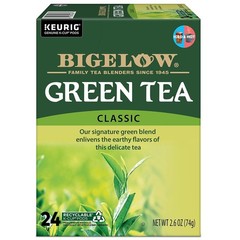 Bigelow Green Tea Keurig Single-Serve K-Cup Pods, 24 Count