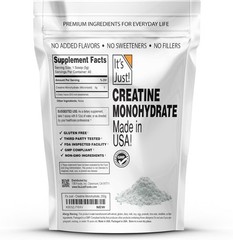Muscle Growth Support – 3rd Party Lab Tested Creatine Monohydrate Powder