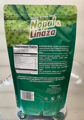 NOPAL & LINAZA FLAX SEED & NOPAL 100% NATURAL 1 LB. FIBRA
