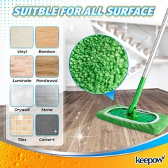 Reusable Wet Pads Refills Compatible with Swiffer Sweeper Mop, Dry Sweeping..