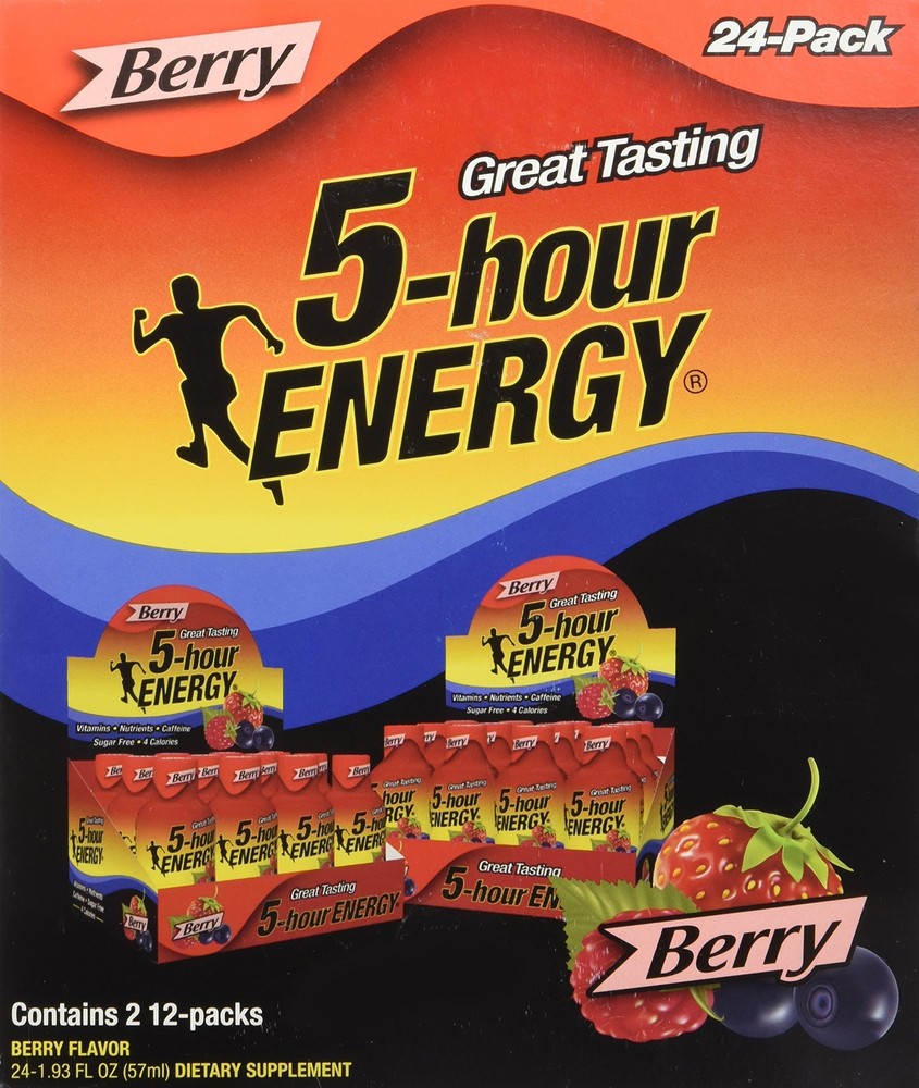 5 Hour Energy – Berry, 1.93 oz Bottles (48 Count)