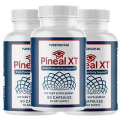 Pineal XT Supplement, Energy & Pineal Gland Function Support – 3 Bottles