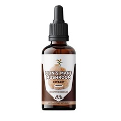 Lions Mane Mushroom Extract Organic Non Gmo Tincture Liquid Herbal Drops 6 Fl Oz