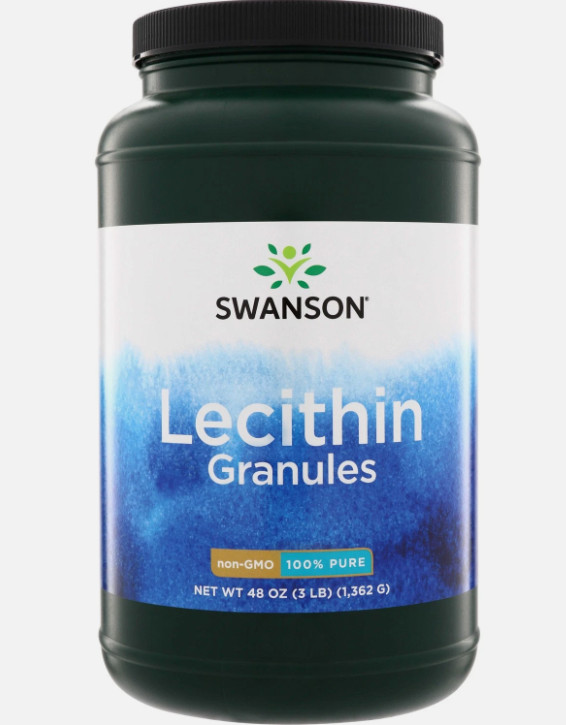 Swanson 100% Pure Non-gmo Lecithin Granules, 48 oz