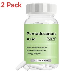 Pentadecanoic Supplement, C15 Acid, High Sheep Altitude Milk |60 Capsules 1|3 PC
