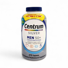 Centrum Silver Multivitamins for Men Over 50 Supplement Tablets, 275 Count