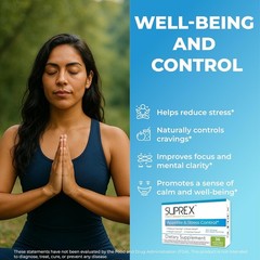 suprex Appetite & Stress Control – Plant-Based with 5-HTP, Ashwagandha, GABA