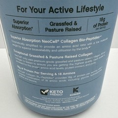 NeoCell Collagen Bio-Peptides Protein Powder, Unflavored – 20 oz – Exp 10/2030