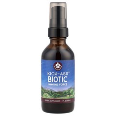 2 X WishGarden Herbs, Kick-Ass� Biotic, Immune Force, 2 fl oz (59 ml)
