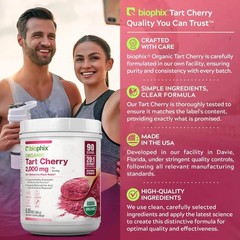Biophix Tart Cherry Powder USDA Organic 20:1 Extract 6.35 oz 180g – Joint Health