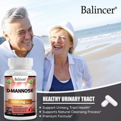 D-Mannose with Cranberry Extract -Long Term Bladder & Urinary Wellness Capsules