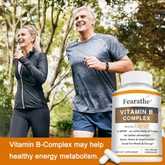 Vitamin B Complex With 5-MTHF Capsules – Supports Brain, Nerve & Heart Health