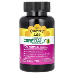 2 X Country Life, Core Daily-1 Multivitamin for Women, 60 Tablets-worldwide