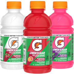 Gatorade Lower Sugar Electrolyte Drink Variety Pack, 24 Pack, 12 fl. oz. Bottles