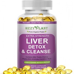 Natural Liver Support – High Absorption Detox Softgels with Dandelion Root