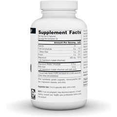 Source Naturals Magnesium Malate 200 Capsules 1/2028