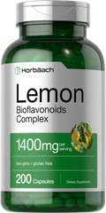 Lemon Bioflavonoids Complex 1400mg | 200 Capsules | Rutin, Hesperidin | Horbaach
