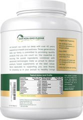 Pea Protein Powder 7lb | Unflavored | 29G Protein | with BCAAs | by Carlyle
