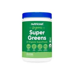 Nutricost Super Greens Powder Organic (30 Servings) Unflavored – 03/2027