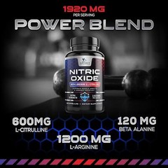Nitric Oxide Booster Extra Strength- L Arginine 3x Strength Nitric Oxide Support