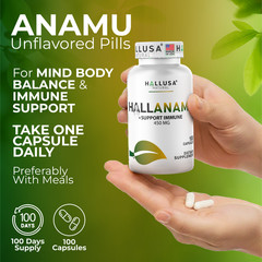 Anamu Root – Petiveria Immune Support Detox Anamu Capsules Organic 100 Cap