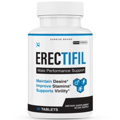 Erectifil – Male Virility with Maximum Strength – 60 Tablets 30 Day Supply