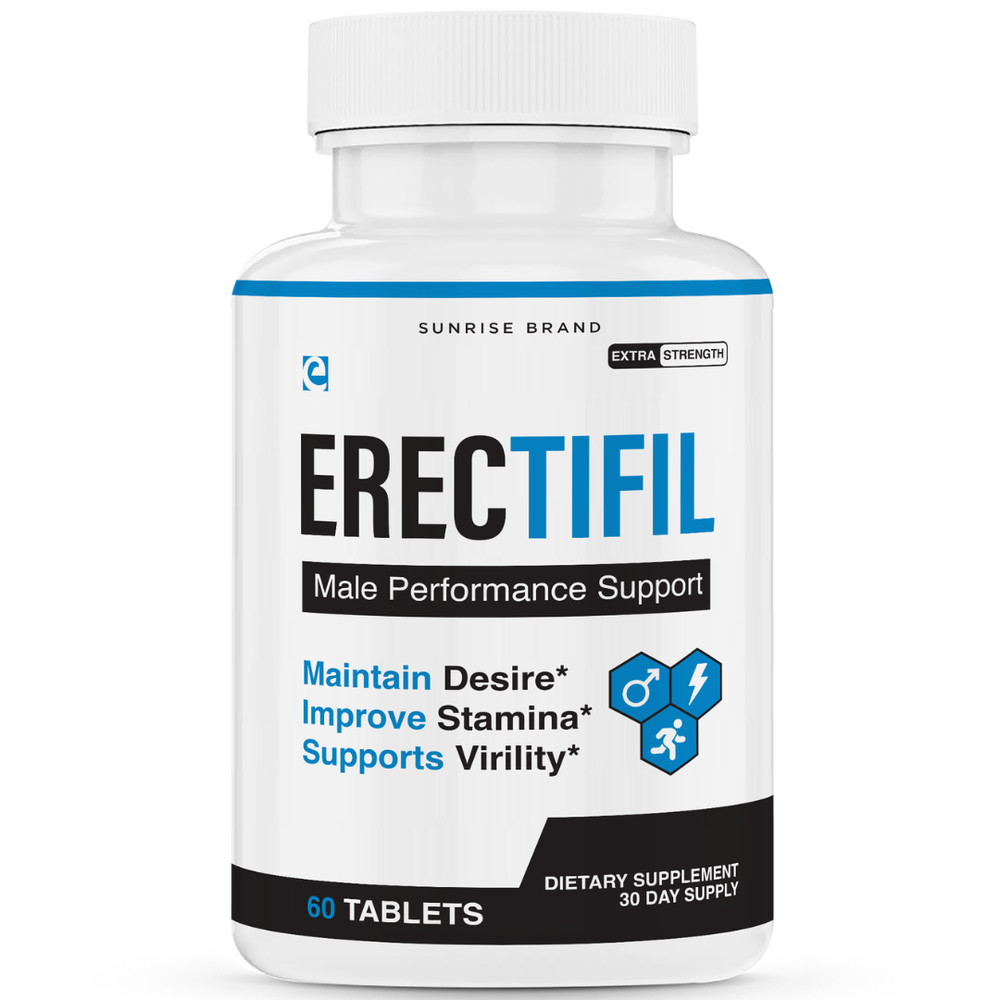 Erectifil – Male Virility with Maximum Strength – 60 Tablets 30 Day Supply