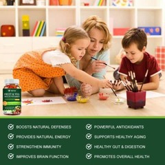 60PCS Fruits and Veggies Supplement Balance of Daily Nature Fruits Vegetables
