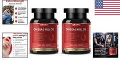 Wild-Caught Omega-3 Krill Oil 500 mg Softgels – Purity and Health in Every Dose